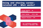 Using and sharing career-related LMI - What works?