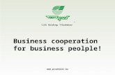 Business cooperation  for business peolple!