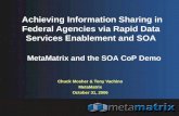 Achieving Information Sharing in Federal Agencies via Rapid Data Services Enablement and SOA