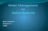 Water Management  on  Native Reserves