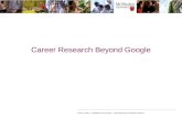 Career Research Beyond Google