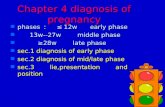 Chapter 4 diagnosis of pregnancy