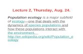 Lecture 2, Thursday, Aug. 24.