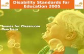 Disability Standards for  Education 2005