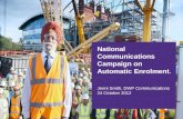National Communications Campaign on Automatic Enrolment.