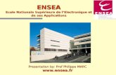 ENSEA Ecole Nationale Supérieure de l’Electronique et de ses Applications