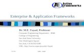 Enterprise & Application Frameworks