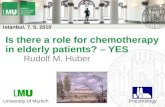 Is there a role for chemotherapy in elderly patients? – YES
