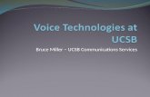 Voice Technologies at UCSB