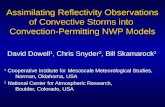 Assimilating Reflectivity Observations of Convective Storms into  Convection-Permitting NWP Models