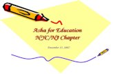 Asha for Education NYC/NJ Chapter