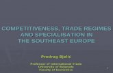 COMPETITIVENESS , TRADE REGIMES AND SPECIALISATION  IN THE SOUTHEAST EUROPE