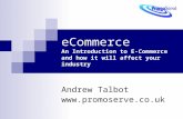 eCommerce An Introduction to E-Commerce and how it will affect your industry