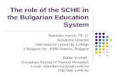 The role of the SCHE in the Bulgarian Education System