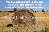Multilingualism Serving Social Inclusion and Professional Development