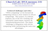Church Lab: DNA memory I/O