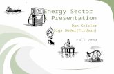 Energy Sector  Stock Presentation