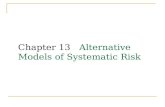 Chapter 13    Alternative Models of Systematic Risk