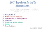 LHCf　Experiment for the TA