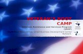 VETERAN’S BOOT CAMP Veterans Assistance and Services Program (VASP)