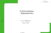 D-Grid-Initiative - Statusbericht -
