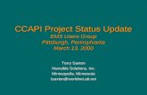 CCAPI Project Status Update EMS Users Group Pittsburgh, Pennsylvania March 13, 2000