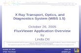 X Ray Transport, Optics, and Diagnostics System (WBS 1.5)