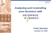 Analyzing and Controlling your Business with Fred Jansma January 16, 2003