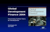 Global Development Finance 2004 Harnessing Cyclical Gains for Development Washington DC April 2004