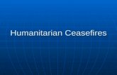 Humanitarian Ceasefires
