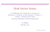Disk Sector Status