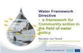 Water Framework Directive  -  a framework for Community action in the field of water policy