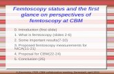 Femtoscopy status and the first glance on perspectives of femtoscopy at CBM