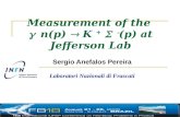 Measurement of the    n(p)    K  +    (p) at Jefferson Lab