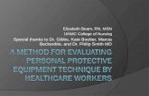 A Method for Evaluating Personal Protective Equipment Technique by Healthcare Workers