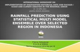RAINFALL PREDICTION USING STATISTICAL MULTI MODEL ENSEMBLE OVER SELECTED REGION IN INDONESIA