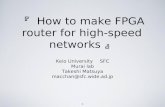 『 How to make FPGA router for high-speed networks』