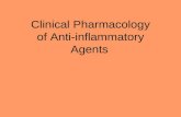 Clinical Pharmacology of A nti-inflammatory Agents