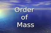 Order  of  Mass