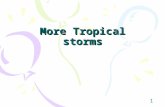 More Tropical storms