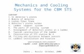 Mechanics and Cooling  Systems for the CBM STS