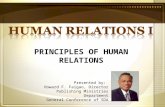 PRINCIPLES OF HUMAN RELATIONS
