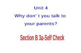 Unit 4 Why don’ t you talk to  your parents?