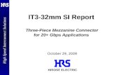 IT3-32mm SI Report  Three-Piece Mezzanine Connector for 20+ Gbps Applications