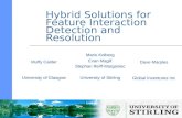 Hybrid Solutions for Feature Interaction Detection and Resolution