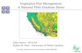 Vegetation Plot Management: A National Plots Database Demo