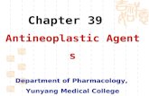 Chapter 39 Antineoplastic Agents Department of Pharmacology,  Yunyang Medical College