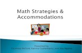 Math Strategies & Accommodations