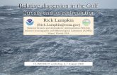 Relative dispersion in the Gulf Stream and its recirculation