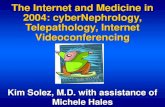 The Internet and Medicine in 2004: cyberNephrology, Telepathology, Internet Videoconferencing